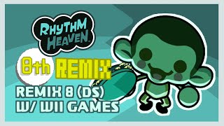 Cover art for Remix 8 but Wii Games