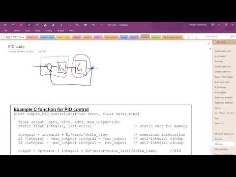 Controller - PID implementation
