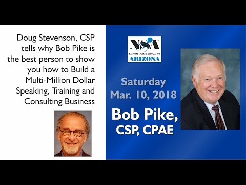 NSA Arizona - Learn How to Build a Multi Million Dollar Speaking, Training and Consulting Business