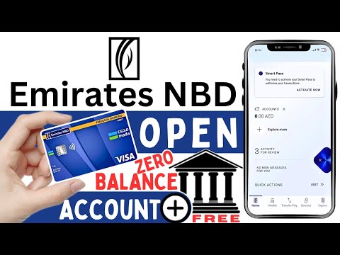 How to Open Zero Balance Account in Emirates NBD Bank Mobile App
