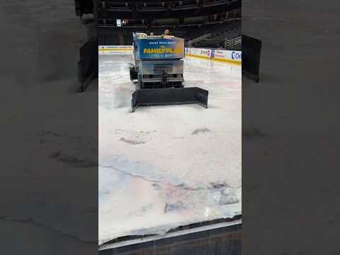 Вот что происходит со льдом после окончания хоккейного сезона🏒