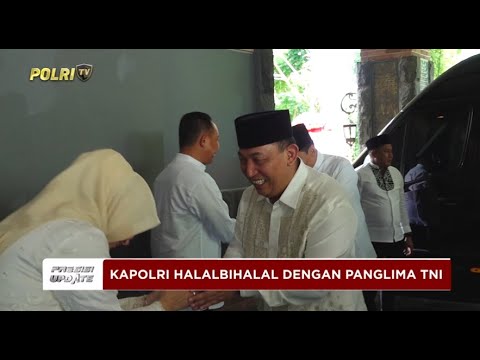 PRESISI UPDATE: KAPOLRI HALALBIHALAL DENGAN PANGLIMA TNI RAYAKAN IDULFITRI 1446 H 31/03/2025 20.00