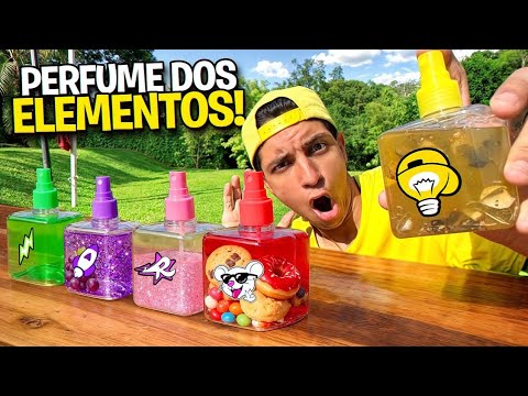 FIZ OS PERFUMES DOS ELEMENTOS *Os Rosa gostaram ?