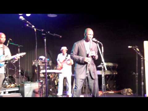 Mike Phillips rocks the stage and then gets with Stevie Wonder on Harmonica