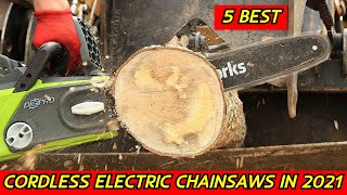 5 Best Cordless Electric Chainsaws in 2021