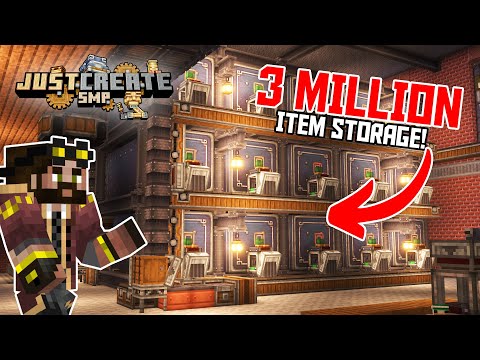 3 MILLION item auto storage in Minecraft Create Mod [#24]