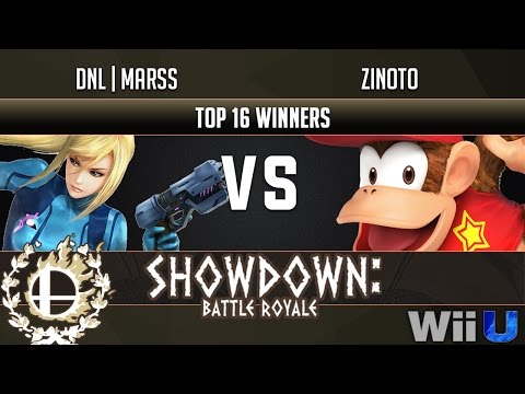 Showdown Battle Royale TOP 16 WINNERS - DNL | Marss (Zero Suit Samus) vs Zinoto (Diddy Kong)
