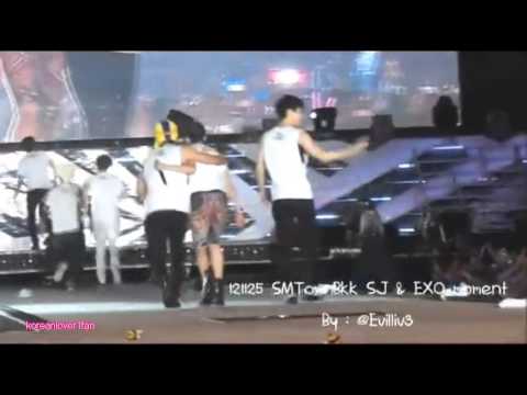 121125 DONGHAE&AMBER HUG!HaeBer SO CUTE!XD