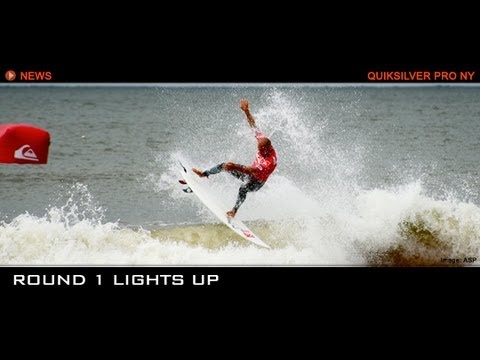 QUIKSILVER PRO NEW YORK - ROUND 1 ACTION