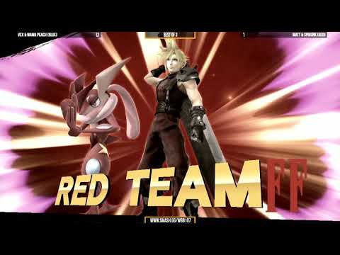 WBB #107 | Matt & Spirunk vs Wawa Peach & Vex - Winners Semi Finals - Smash 4 Doubles