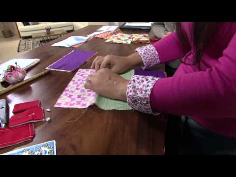 Mulher.com 28/06/2013 Ana Paula Faria - Carteira de tecido Parte 1/2