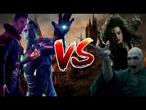 Tony Stark & Doctor Strange vs. Lord Voldemort & Bellatrix Lestrange | #Marvel #Wizardingworld