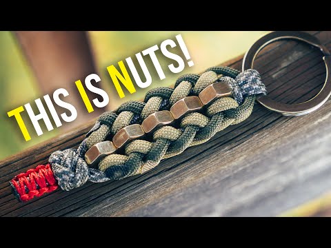 🔩 Paracord Hex Nut Keychain TUTORIAL | Sanctified Knot Paracord | This Is NUTS!