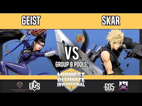 Midwest Ultimate Invitational - Group B Pools - Geist(Bayonetta) Vs. Skar(Cloud)