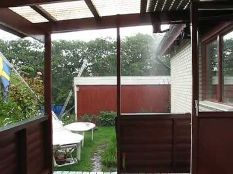 Regn Skur Terrassen