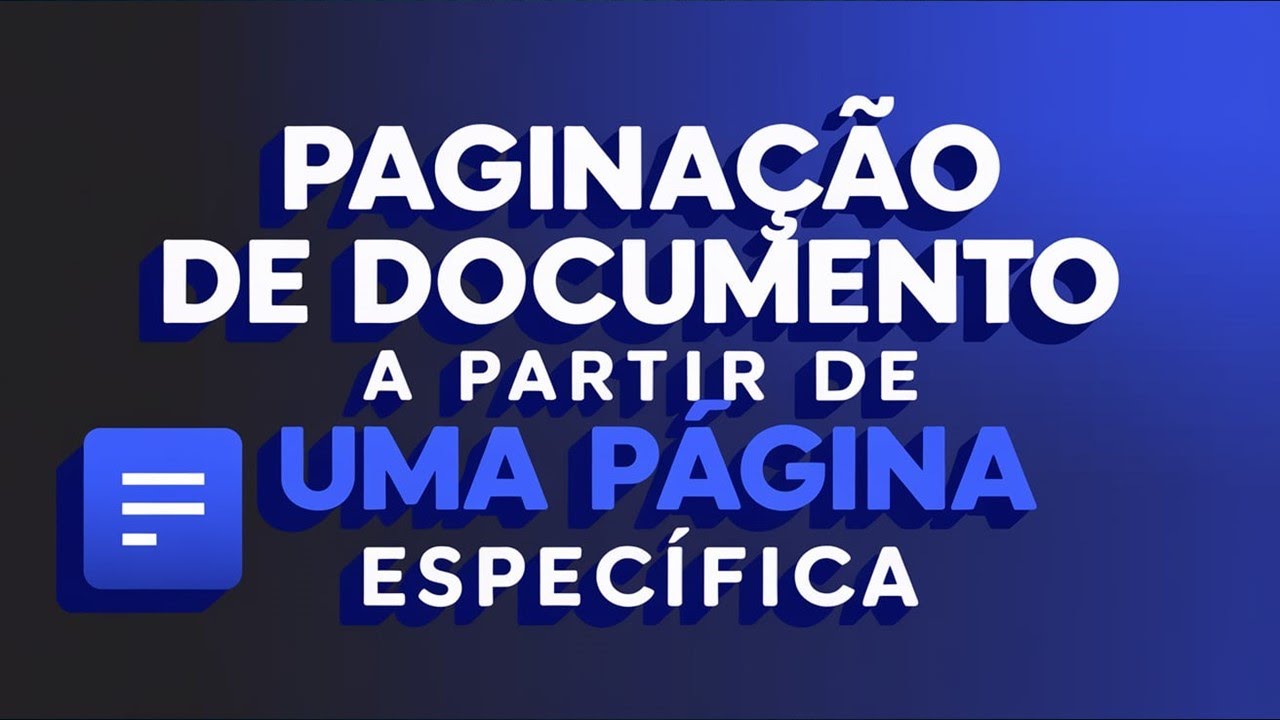 COMO INSERIR NÚMERO DE PÁGINA A PARTIR DE UMA PÁGINA ESPECÍFICA NO WORD (2 MÉTODOS)