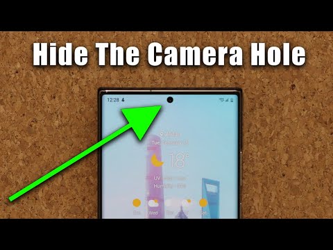 Galaxy S22 Ultra - How To Hide The Front Camera Hole