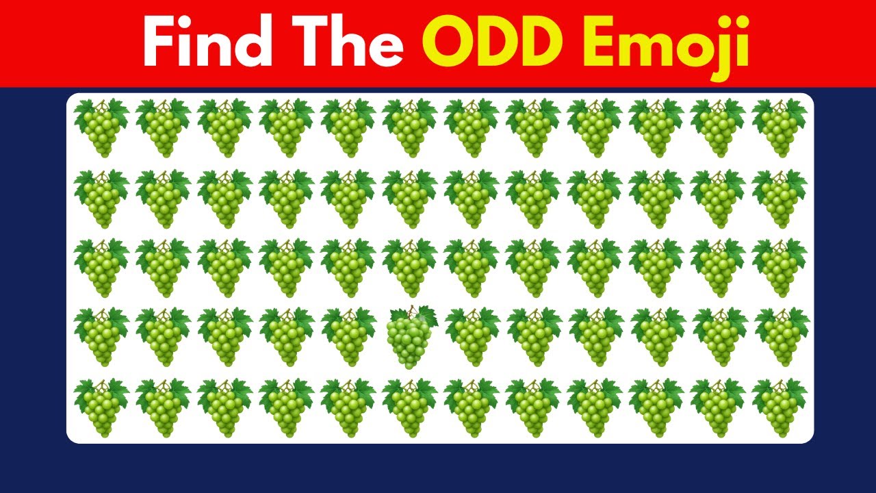 Find The ODD One Out ! Emoji Quiz -- Food Edition | 2024 New Quiz Video |