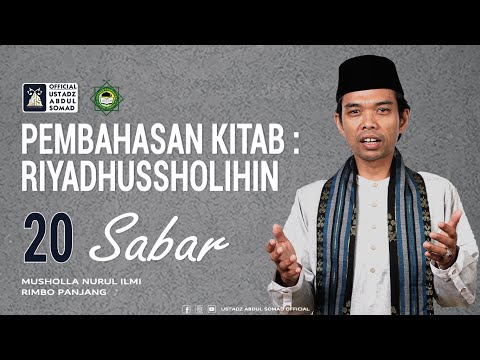 LIVE | KAJIAN KITAB RIYADHUSSHOLIHIN 20 - SABAR | Musholla Nurul Ilmi, Rimbo Panjang