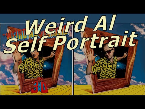 Weird Al Yankovic in 3D self portrait