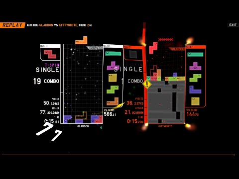 Possible world record Tetra league Spike [77 Spike TETRIO]