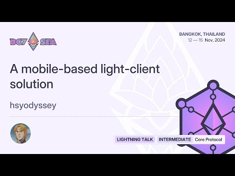 A mobile-based light-client solution preview