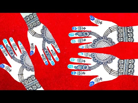 2024 Beautiful Mehandi Design/Jewellery Mehendi Designs/Back Hand Mehndi
