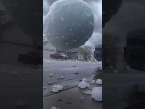 Real Footage: Catastrophic Hailstorm Hits Texas Neighborhood | Extreme Weather 2025