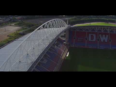 Wigan FC aerial footage
