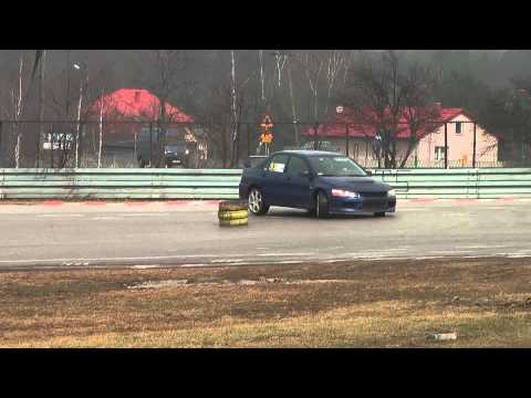 Zbigniew Obłudek Mitsubishi Lancer Evo VIII - SuperOES III Runda Tor Kielce 26-03-2011