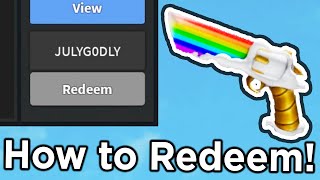 How To REDEEM Codes in Murder Mystery 2! (Roblox MM2 Codes)