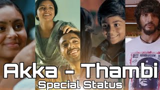 ❣️ Akka Thambi Whatsapp Status in Tamil  Akka 