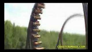 preview picture of video 'Wildfire Roller Coaster at Silver Dollar City'