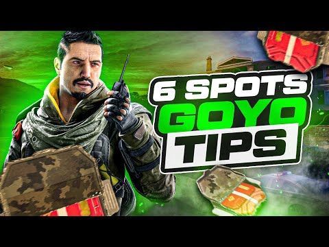 6 BEST GOYO SPOTS (tips & tricks) - Rainbow Six Siege