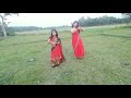 Lal tuk tuk sari pora maiya // dance cover // Sumita & Dipa// bengali song // sukhi's fun ❤️