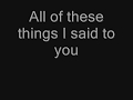 Stone Temple Pilots - Interstate Love Song (lyrics)