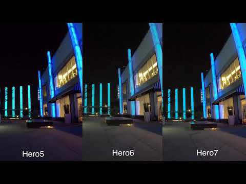 GoPro Hero7 Hero6 Hero5 Black Low Light Video Comparison - GoPro Tip #617 | MicBergsma
