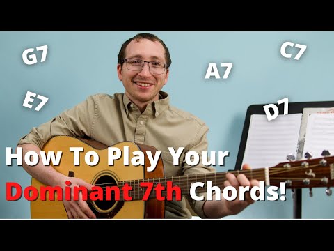 Beginner Guitar Lessons: How To Play Open Dominant 7th Chords