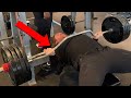 Insane Reverse Benching With Cambered Bar