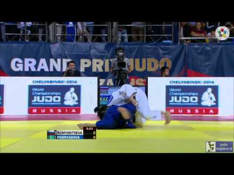 Judo 2013 Grand Prix Almaty: Rumyantseva (RUS) - Podryadova (KAZ) [-48kg] final