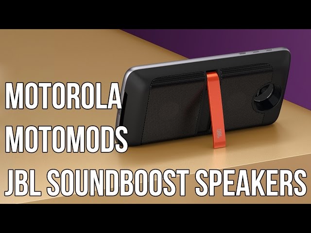 Motorola Motomods JBL soundboost - Accessoires téléphone
