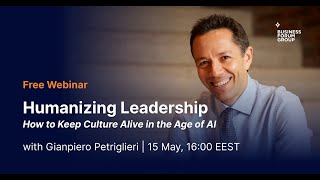 Humanizing Leadership – How to Keep Culture Alive in the Age of AI?