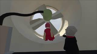 久しぶりに二人でゲーム　human fall flat