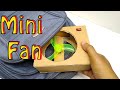 How To Make A Portable Mini Fan DIY Mini Fan At Home Electric Fan
