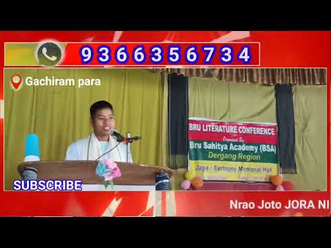 "GALUMA SUNGNI NOUH" Jamini Rai Reang Kautheh pore mo ll Bru Literature Conference ll BSA ll