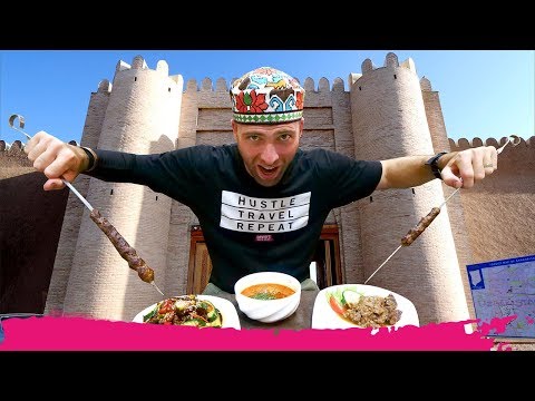CÉU DE CARNE Uzbeque Dentro de um Caravançarai + Excursão aos Locais da UNESCO | Shahrisabz, Uzbequistão