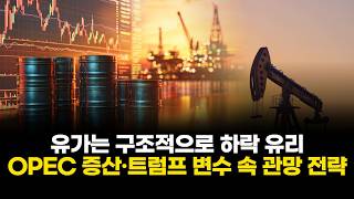 유가는 구조적으로 하락 유리… OPEC 증산·트럼프 변수 속 관망 전략