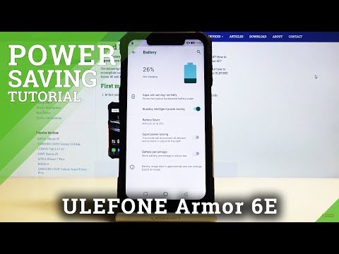 How to Enable Power Saving Mode in ULEFONE ARMOR 6E - Extend Battery Life