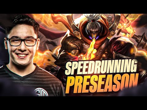 SPEEDRUNNING PRESEASON ON JAX | Broken Blade