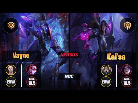 Rekkles VAYNE (ADC) [Press the Attack] VS KAI'SA - Challenger EUW Patch 10.5